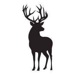 deer silhouette vector