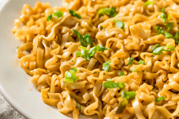 Simple Healthy Asian Soy and Scallion Noodles