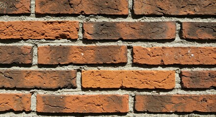 Obraz premium Red brick wall texture in rustic and industrial style 