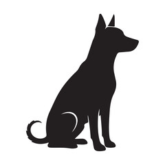 Dog Silhouette Vector illustration