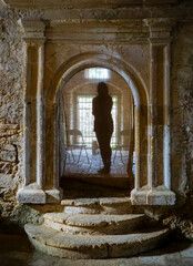 ruined monastery of Santa María de Rioseco belonging to the Cistercian order