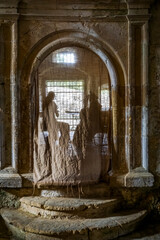 ruined monastery of Santa María de Rioseco belonging to the Cistercian order