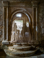 ruined monastery of Santa María de Rioseco belonging to the Cistercian order