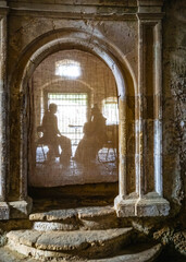 ruined monastery of Santa María de Rioseco belonging to the Cistercian order