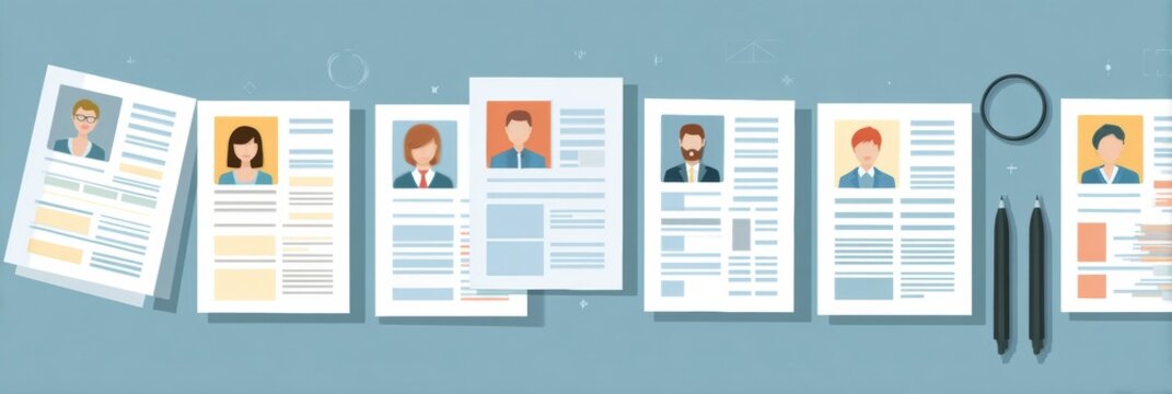 Process of Creating UX Personas Illustrated Through Clean Profile Cards With Icons and Structured Layouts Showcasing User-Centric Design