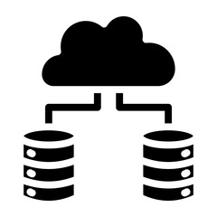 Redundancy Vector Glyph Icon Design