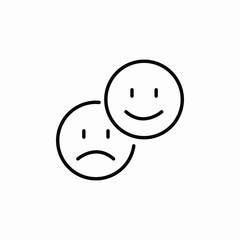 Fototapeta premium mood variety icon sign vector