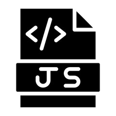 Javascript Vector Glyph Icon Design