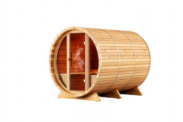 Barrel Sauna Relaxation