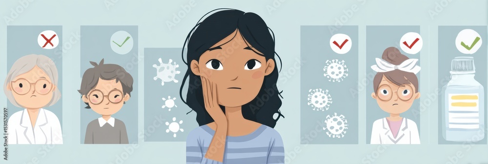 Poster Common Immunization Misconceptions Addressed Through Visual Breakdown of Vaccine Myths and Facts Featuring Diverse Representations of Individuals