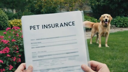 Pet insurance contract.