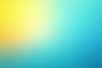 Obraz premium Vibrant blue and yellow gradient background with grainy texture for digital designs. Ideal for web headers, banners, and posters. Suitable for summer and autumn themes. Bright and energetic backdrop. 