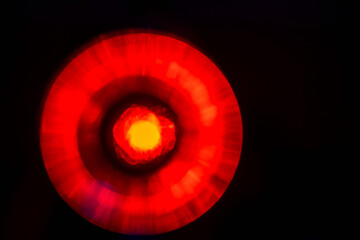 Abstract light leaks on dark background for design and special effects. Random shapes.