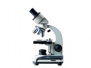 High-Resolution Image of a Compound Light Microscope for Scientific Research and Education