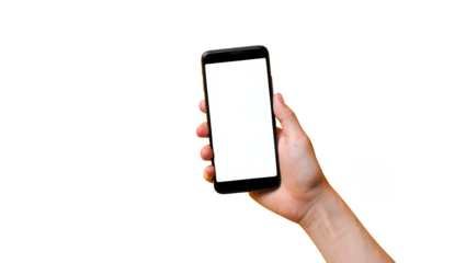 Hand Holding Smartphone