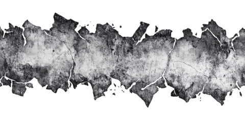 Distressed Concrete Texture with Cracks on Black Background Grunge Wall Surface with Weathered and Eroded Appearance for Abstract Design