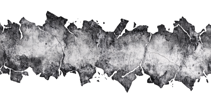 Distressed Concrete Texture with Cracks on Black Background Grunge Wall Surface with Weathered and Eroded Appearance for Abstract Design