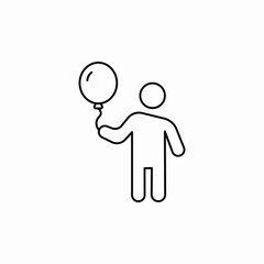 celebration balloon icon sign vector