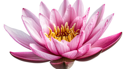 Obraz premium lotus flower isolated on white background