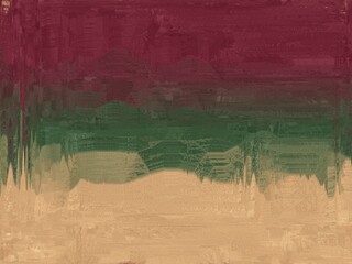 Earthy abstract background with a textured, layered gradient of burgundy, forest green, and beige tones, perfect for autumnal or nature-inspired designs.