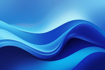 Abstract Blue Gradient Background for Web Banners and Design Projects, Featuring Smooth Texture and Ample Copy Space for Text and Graphics



