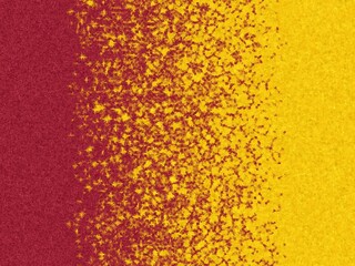 Abstract textured background with a gradient transition from deep red to golden yellow, featuring a unique speckled pattern.