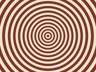 Abstract background with concentric circles in terracotta and cream, creating a simple yet elegant and visually appealing design.
