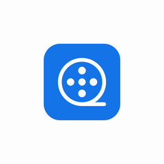 movie film icon sign vector