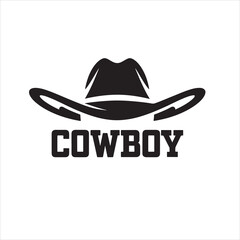 Vector Silhouette of Western Hat and Longhorn | Cowboy Rodeo Western Design