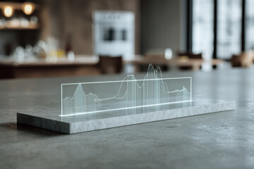 futuristic interfaces featuring abstract transparent panels and graphics emphasizing aesthetics of transparent