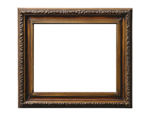 PNG Rectangle vintage picture framed mockup art decorative painting.