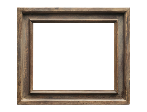 PNG Rectangle vintage picture framed mockup art painting display.