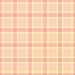 Elegant pastel pink and yellow plaid pattern.  Perfect for textile designs, website backgrounds, or scrapbooking projects.  This soft, subtle texture evokes feelings of calm and femininity.