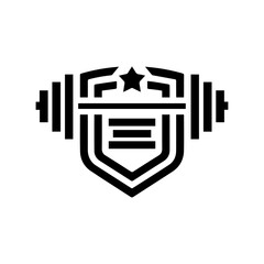 Fitness Logo Design Template-Muscle Logo-Design For Gym and Fitness-Vector