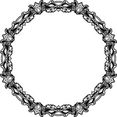 Elegant square gold frame with intricate baroque floral ornamentation on a white background, ideal for certificates, invitations, or decorative graphic design projects.