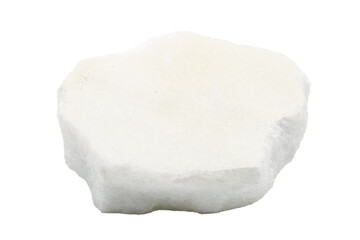 Fototapeta premium Close-up of marble mineral, isolated on white background