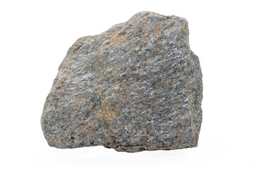 Close-up of micacite mineral, isolated on white background