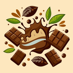 chocolate bar with nuts