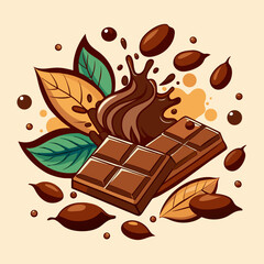 chocolate and coffee beans