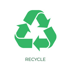 Obraz premium Recycle Icon Vector Design.