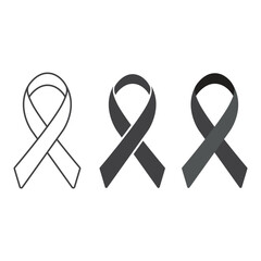 Ribbon Icon Vector Design.