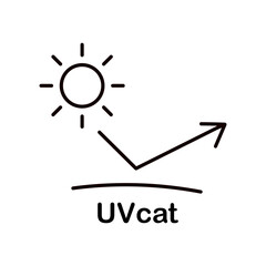 日焼け対策のアイコンイラスト