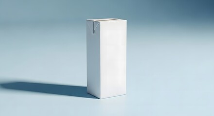 Blank White Carton Packaging Mockup  Perfect for Juice, Milk, or Beverage Designs