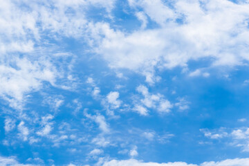  6月の空　朝の青空に白い雲29