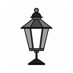 Street Lantern Vector Graphic