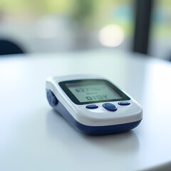 Blood Sugar Monitor Kit Displayed Neatly

