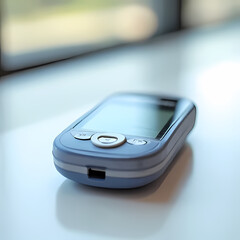Blood Sugar Monitor Kit Displayed Neatly

