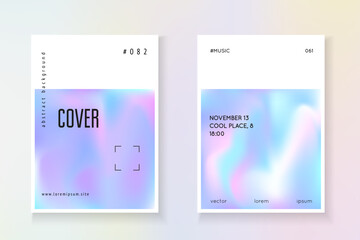 Geometric Texture. Blue Iridescent Paper. Colourful Prism Template. Color Fluid. Plastic Banner. Digital Screen. Abstract Pattern. Purple Geometric Texture