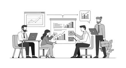 Business Meeting: Collaborative Data Analysis & Presentation