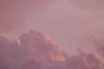 Sunset rosesky, rose clouds